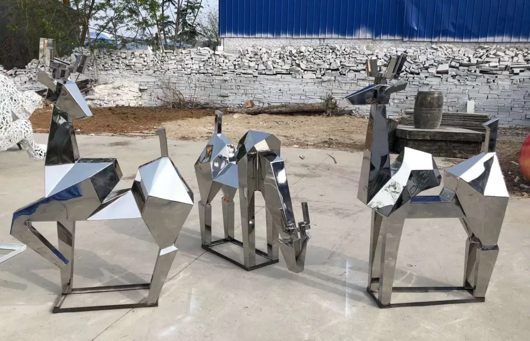 Basic Customization Stainless Steel Sculpture for Garden Ornament