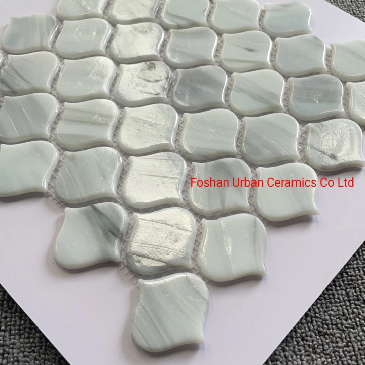 Modern Stone Mosaic Tile with Pools Mosaic Glass