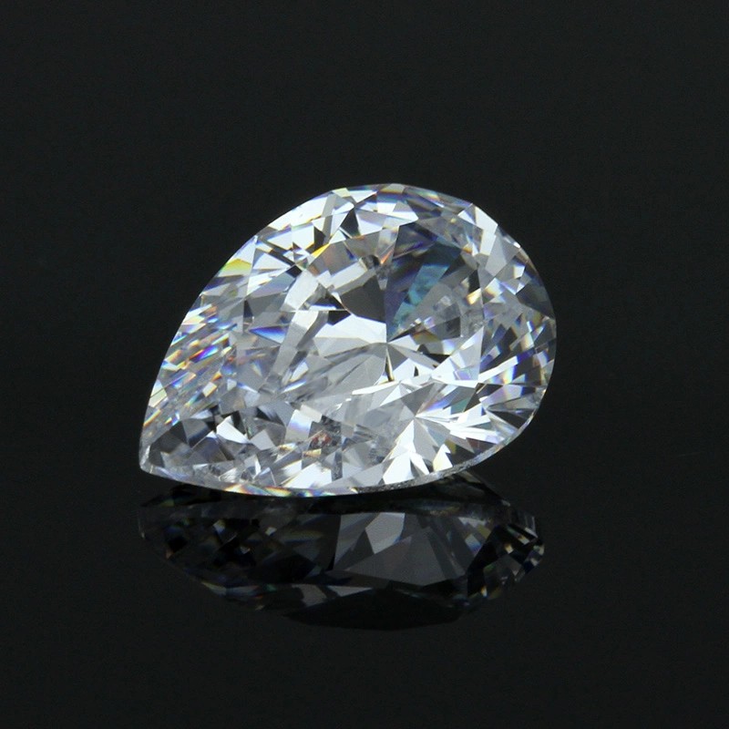 High Quality Cubic Zirconia Jewelry White 2-18 mm Pear Cut CZ Stones Hot Sale Products Wholesale Price CZ