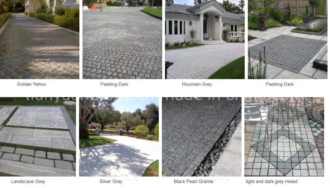 Natural Stone/Granite/Basalt Cobblestone for Pedestrian Project