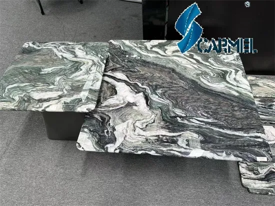 OEM/ODM Luxury Stone Table Top Tea Tray Side Table Living Room Table 