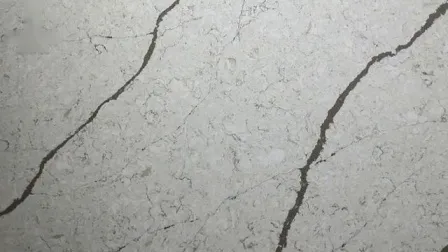 Commercial Kitchen Countertop Table Wall Decor Grey Concrete Artificial Quartz Stone 
