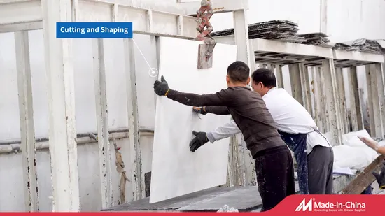 Meshed Back Granite Pavers/Cobblestone on Mesh 