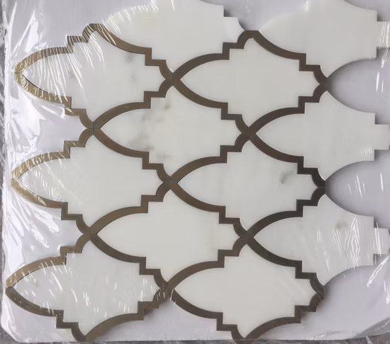 White/Grey/Black Marble Mosaic Tiles Stone for Home/Hotel/Flooring/Wall/Kitchen