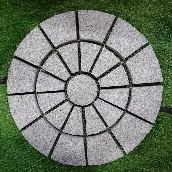 Multicolor Meshed Cobblestone for Exterior Paving