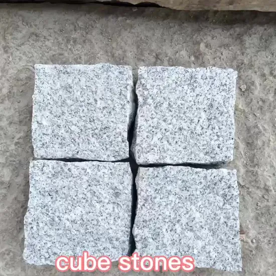 Nature Granite Rustic Golden White Granite Cobblestone 