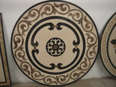 Classic Marble Patterns Waterjet Medallion Floor Tiles Natural Stone Factory Direct Sale