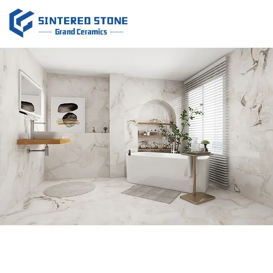 Sintered Stone Slab 1200X2700X9mm China Porcelain Tile Manufacturing Dining Table Top and Wall Decoration Big Marble Slab 