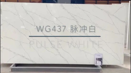 Prefabricated Artificial Quartz Stone for Kitchen Countertop and Table Top Desk Top 