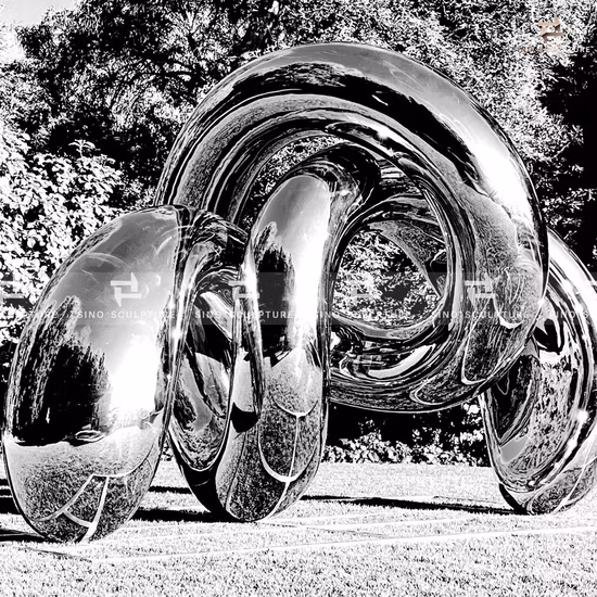 Mirror Polishing Stainless Steel Outdoor Crab Sculpture