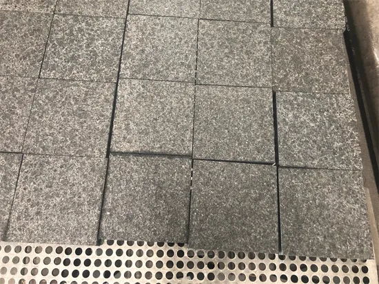 G603 Light Grey Granite Tumbled Driveway Cobblestone 