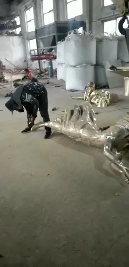 Art Statue Metal Craft Casting Bronze Piano Sculpture for Decor (SYBS