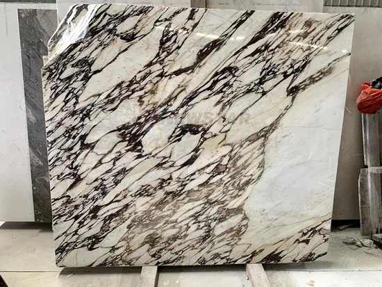 Italian Calacatta Viola Marble Wall Panels Living Room Decoration Polished Bathroom Vanity 