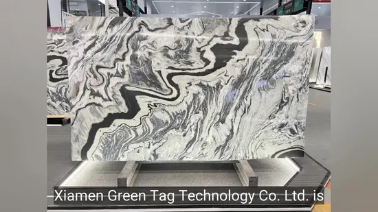 White/Black/Blue/Green/Beige/Grey Stone Marble Slab for Kitchen and Bathroom 