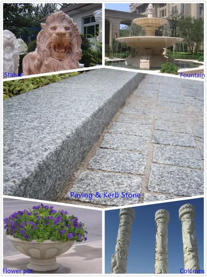 Cheap Grey Sardo Granite G602 China Natural Stone Tiles/Slabs/Paving/Cobblestone 