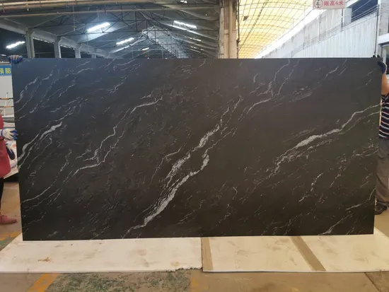 Marble Look Grey Sintered Stone Slab for Indoor Wall Cladding 