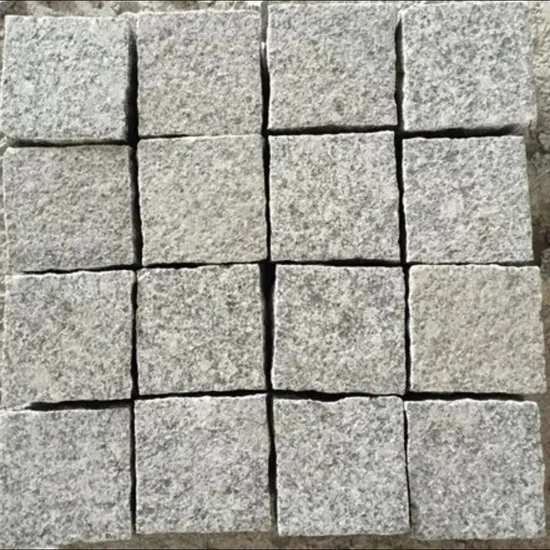 White Grey Paving Stone Tumbled Granite Flooring/Tile/Cube/Brick Paver Cobblestones Outdoor 